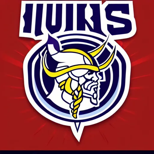 Image similar to sports logo detailed vector vikings