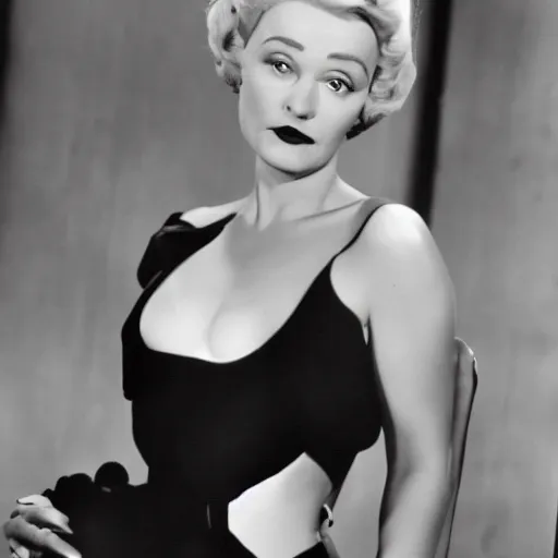 Image similar to Marie Magdalene Dietrich in Witness for the Prosecution (1957).