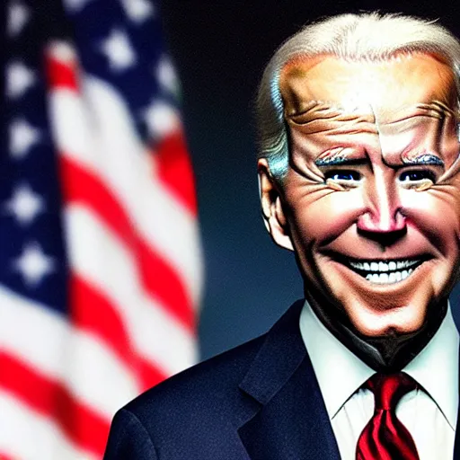 Image similar to a robotic joe biden