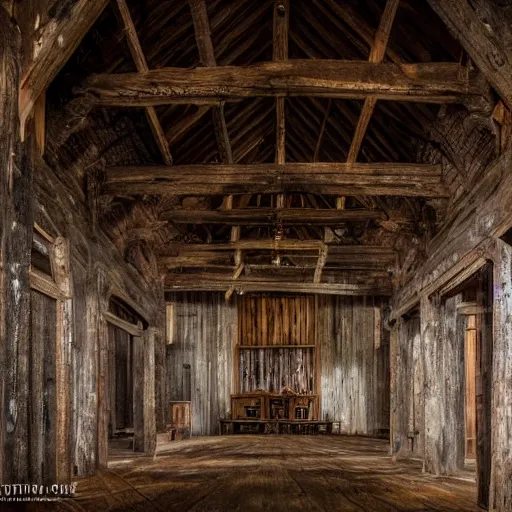 Prompt: picture of a complex cronenbergian disgusting and montruous creature inside of an old wooden church in louisiana, dark and intricate photograph