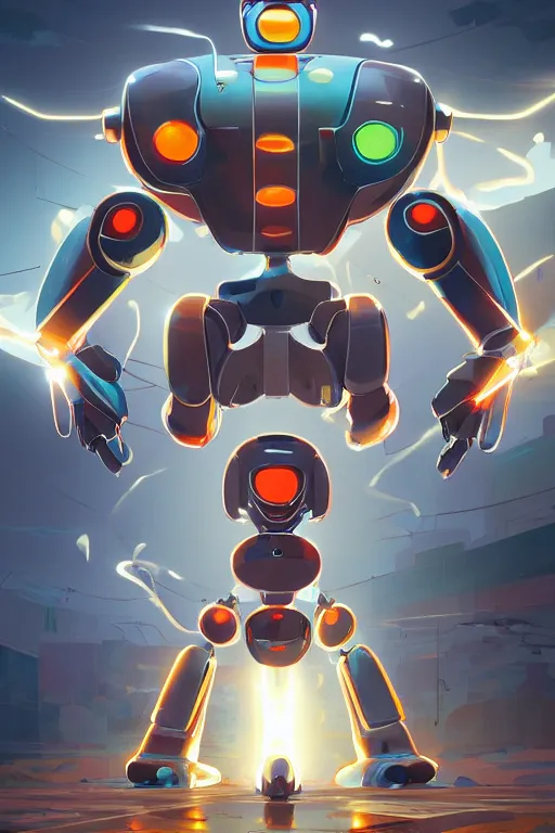 Image similar to metabots medabots medarotto medarot robot minimalist comics helmet mask neon cybereye, behance hd by jesper ejsing, by rhads, makoto shinkai and lois van baarle, ilya kuvshinov, rossdraws global illumination ray tracing hdr radiating a glowing aura