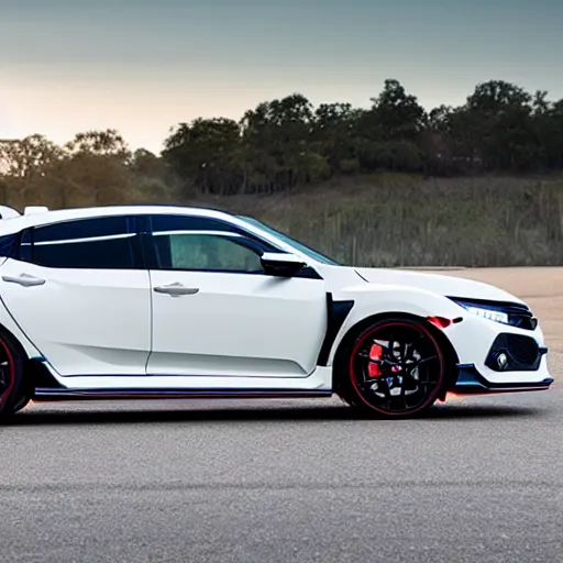 Image similar to 2023 honda civic type R, concept car,