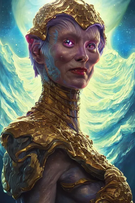 Prompt: beautiful oil painting with high detail of a wise Space ent(((Melting))) made of stars and plasma, hybrid from dungeons and dragons and art direction by James Cameron ;by artgerm; wayne reynolds art station; cinematic quality character render; low angle; ultra high quality model; production quality cinema model