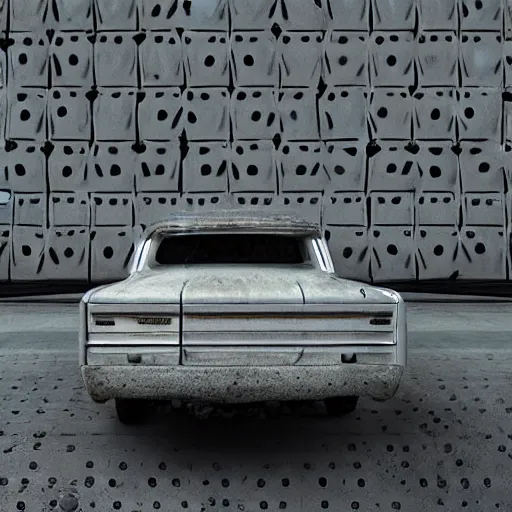 Image similar to car Ash Thorp :: ford : in oil liquid organic architecture brutalist style : 7, u, x, y, o pattern