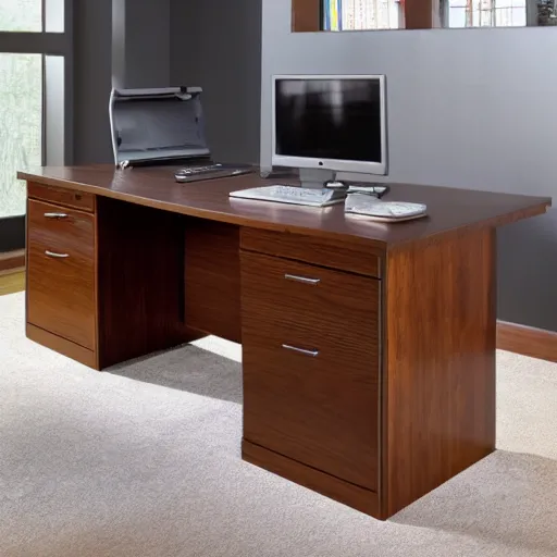 Image similar to interesting desk design, hyper realistic, hd,