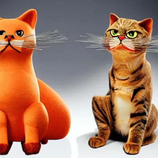 Image similar to anthropomorphic cats competing in masterchef