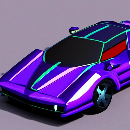 Synthwave sports car | Stable Diffusion | OpenArt