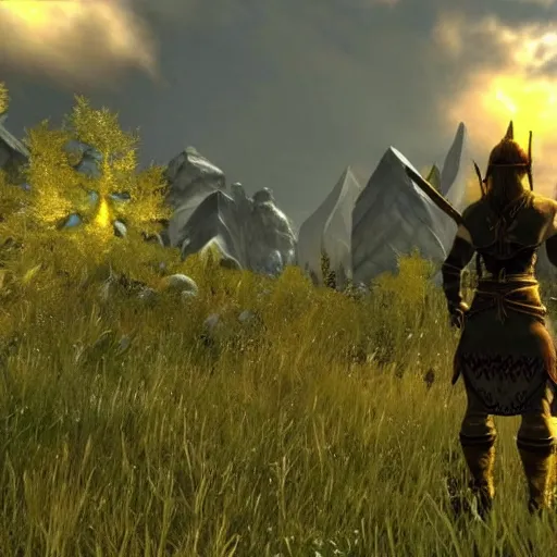 Prompt: Zelda in Skyrim 4K quality super realistic