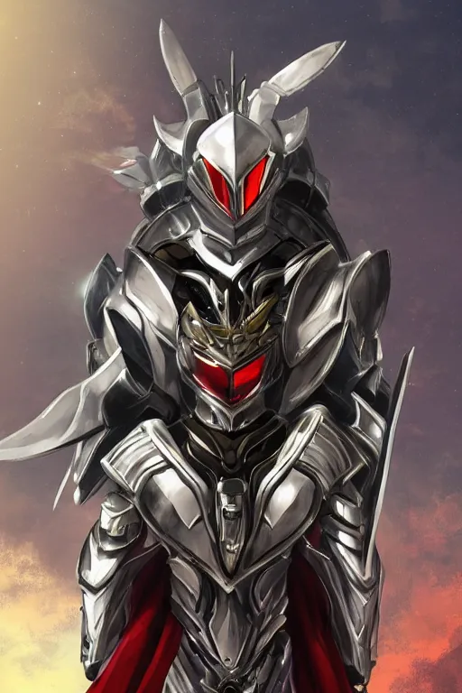 Image similar to helmet armor guardian destiny in witch queen illumination ray tracing hdr fanart arstation by sung choi robot ninja mask and eric pfeiffer and gabriel garza and casper konefal