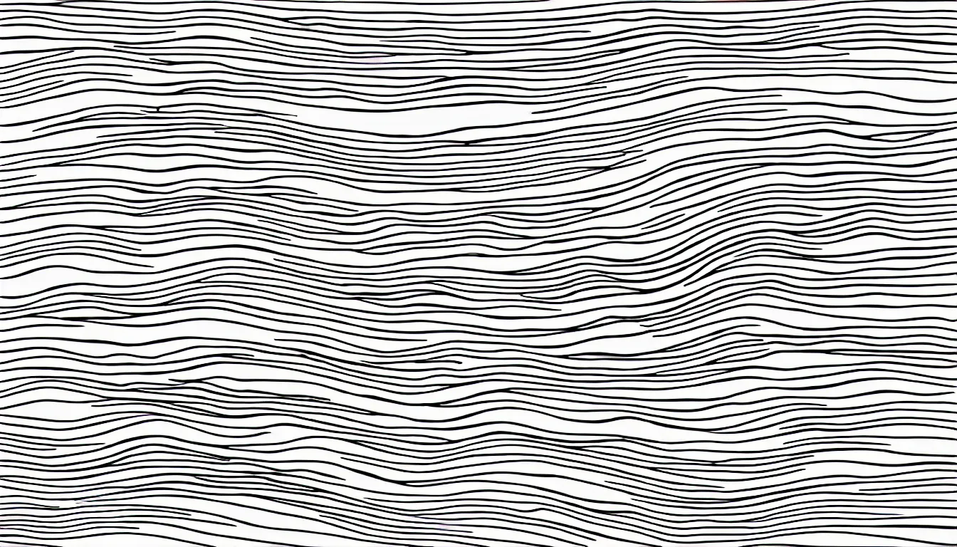 Image similar to elegant one line drawing of an ocean wave, the minimalist wave