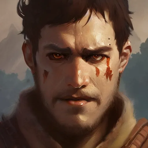 Image similar to dungeons and dragons character closeup portrait, dramatic light, lake background, 2 0 0 mm focal length, painted by stanley lau, painted by greg rutkowski, painted by stanley artgerm, digital art, trending on artstation