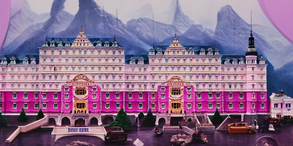 Image similar to The Grand Budapest Hotel, 35mm, Kodak Vision3 200T 5213