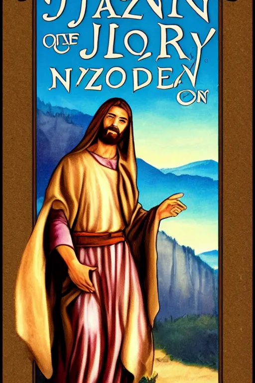 Image similar to jesus of nazareth on a nancy drew book cover