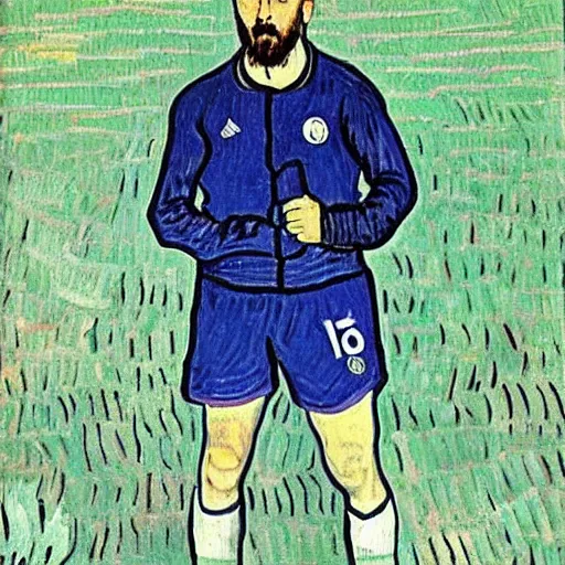 Image similar to benzema by van gogh