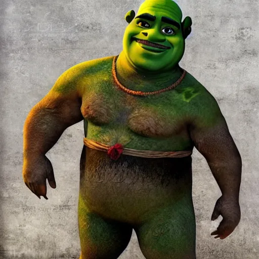 Prompt: mexican shrek