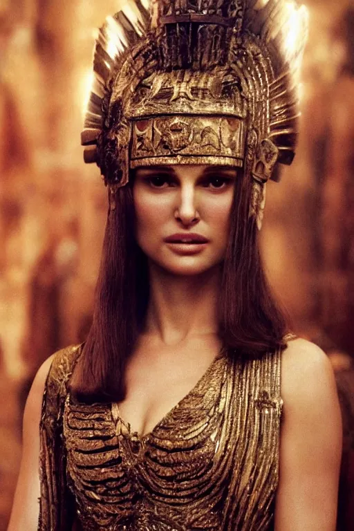 Prompt: Natalie Portman as a Roman Goddess