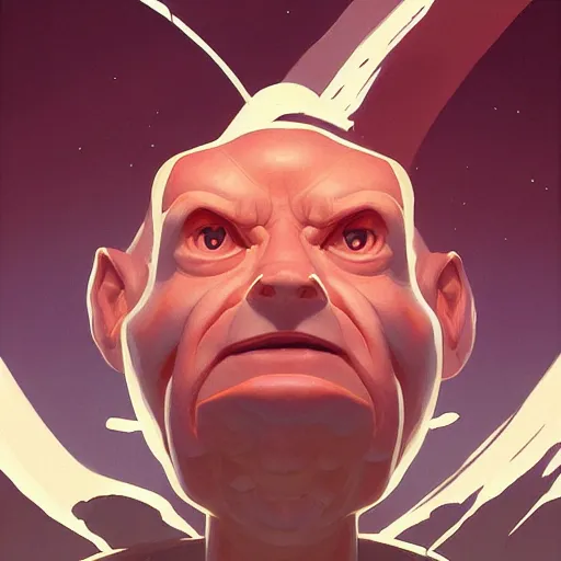 Image similar to face icon stylized minimalist the thing from another world 1 9 5 1, loftis, cory behance hd by jesper ejsing, by rhads, makoto shinkai and lois van baarle, ilya kuvshinov, rossdraws global illumination