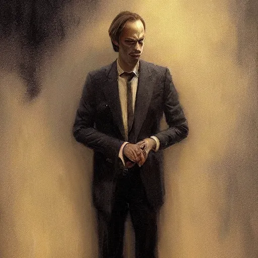 Portrait of Young Hugo Weaving by Greg Rutkowski in a, Stable Diffusion