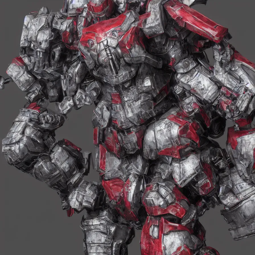 Image similar to hyper detailed cinematic rendering cg artwork, azure crimson skinny full body heavy armor armored core, weathering armor plating, endoekeleton exposure, 8 k, octane render, unreal engine, ray tracing