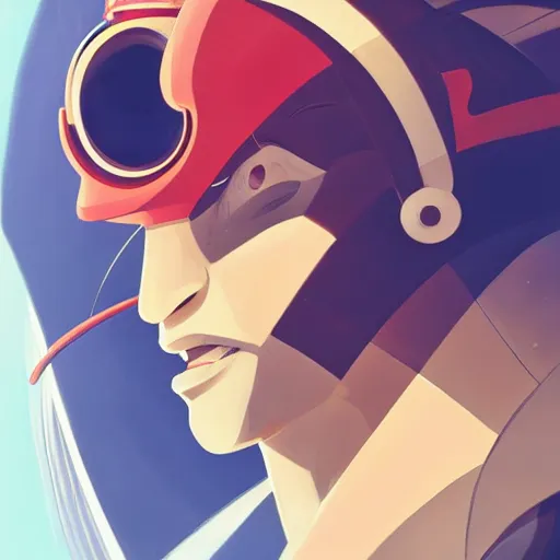 Prompt: face icon stylized minimalist space dandy, loftis, cory behance hd by jesper ejsing, by rhads, makoto shinkai and lois van baarle, ilya kuvshinov, rossdraws global illumination