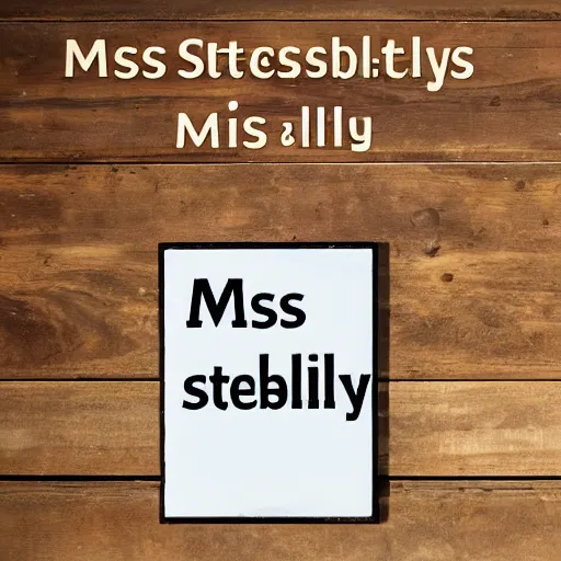 Prompt: miss stability