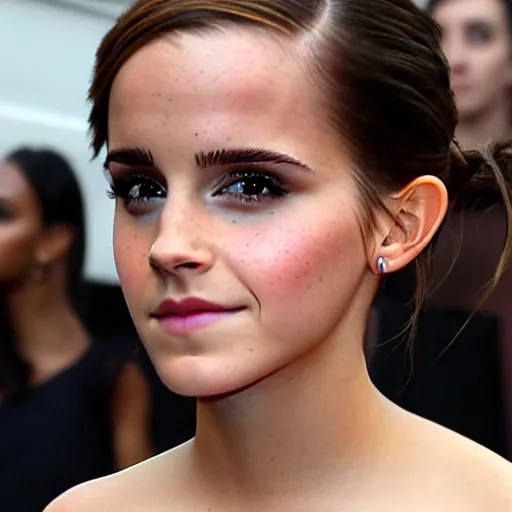 Image similar to emma watson mixed with kim kardashian