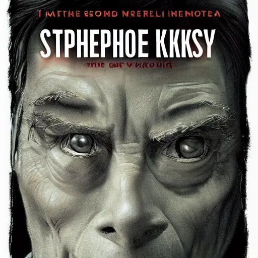 Image similar to Cover art for an as of yet unreleased Stephen King novel, no text