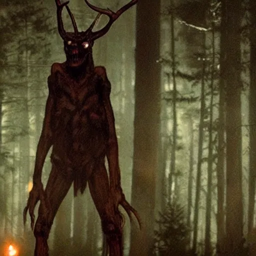 Prompt: a wendigo in the x - files