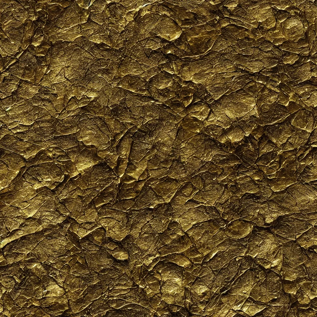 Image similar to seamless tileable texture of damaged metal gold, realistic, very detailed, beautiful, intricate details, sharp focus, substance designer, substance render, substance painter, marmoset, unreal engine, octane render