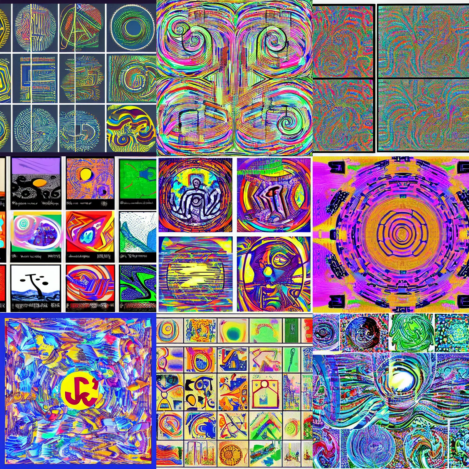 Prompt: ' id be curious if image generators like this had an easier time making coherent thoughts in a logographical language'ai generated art generated by a vision model