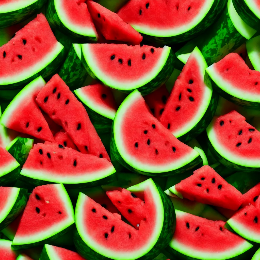 Image similar to seamless watermelon slices texture art, 4k