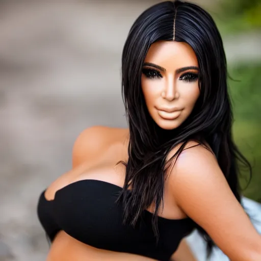 Prompt: photograph of kim kardashian, bokeh, ultra hd, realistic from the photoshoot