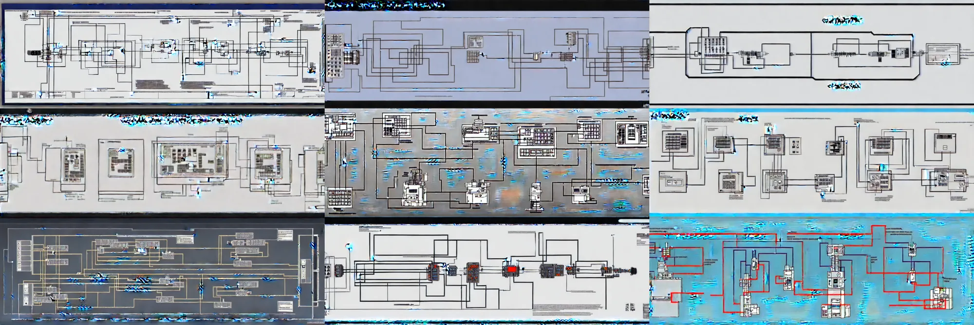 Prompt: confidential full schematics for a complex and clever machine