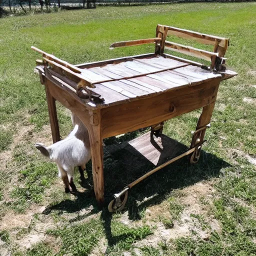 Image similar to a goat cart