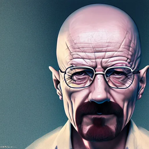 Prompt: walter white clown, au naturel, hyper detailed, digital art, trending in artstation, cinematic lighting, studio quality, smooth render