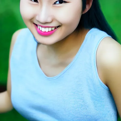 Image similar to beautiful asian girl smiling