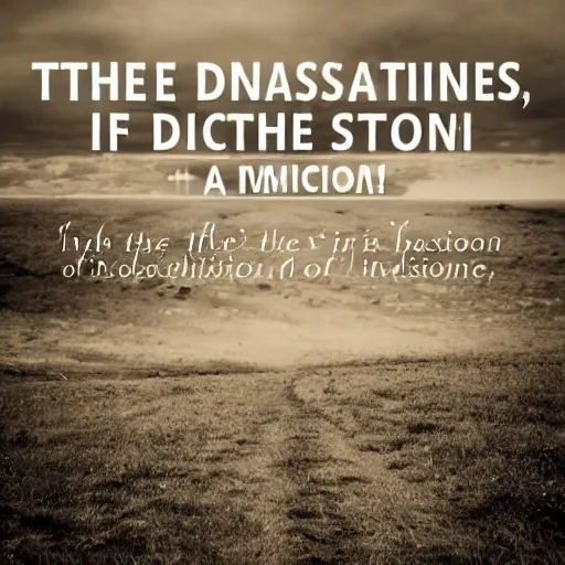 Prompt: There are two sides to the story, distance, vastness, imperfection, abstraction, isolation