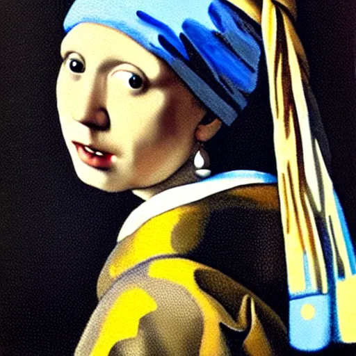 Prompt: painting of man with a Pearl Earring