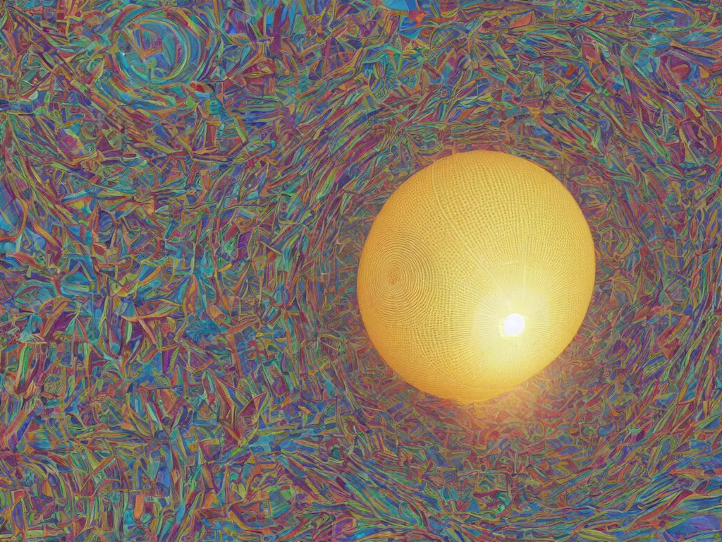 Image similar to 3 d render, sunlight study, the universe is a spheroid region 7 0 5 meters in diameter, art nouveau, by maria sibylla merian and ( ( ( ( ( lisa frank ) ) ) ) ), 8 k, sharp focus, octane render