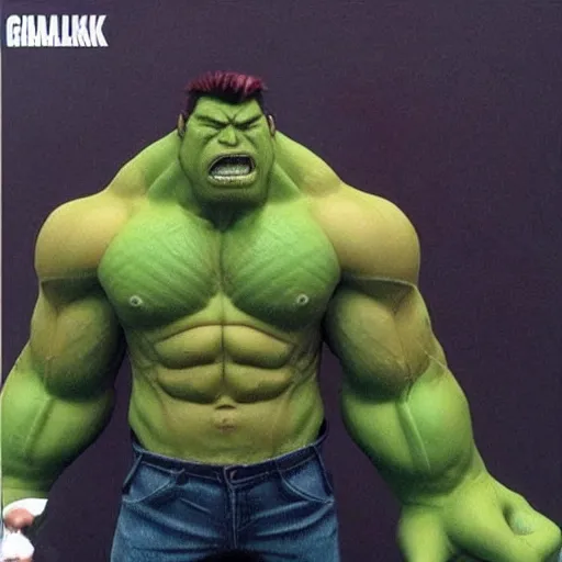 Prompt: gigachad hulk