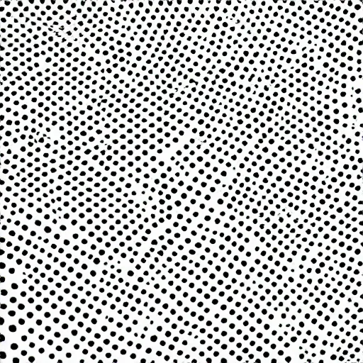 Image similar to minimal small black dots connected by hair thin black lines on white background