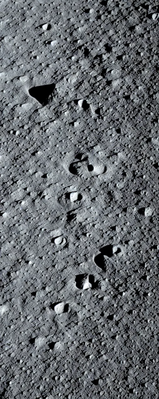 Image similar to human footprints on the lunar surface.