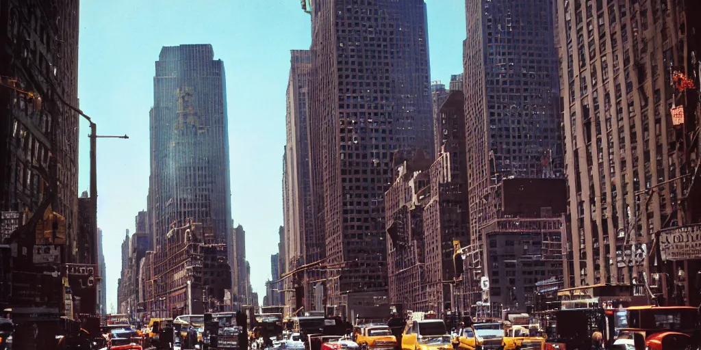 Prompt: photo, new york city, kodak ektachrome 1 2 0,