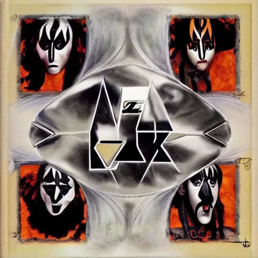 Image similar to kiss album cover