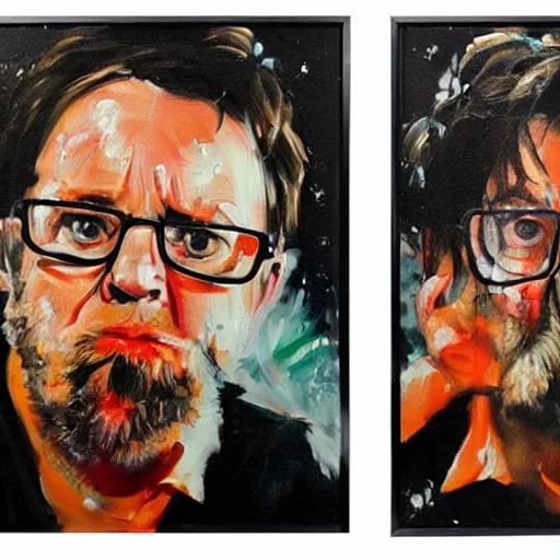 Image similar to tpb - bubbles as rickety cricket, it's always sunny in philadelphia, 8 k, expressive painting