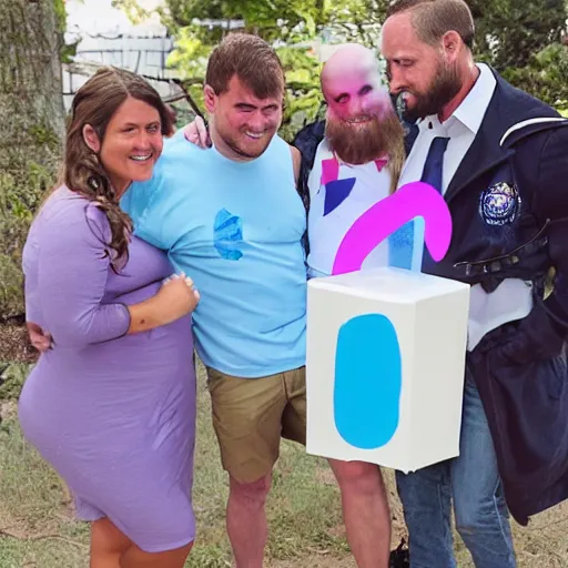 Image similar to 9/11 gender reveal