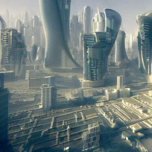 futuristic city, sunny day, artstation, octane render | Stable ...