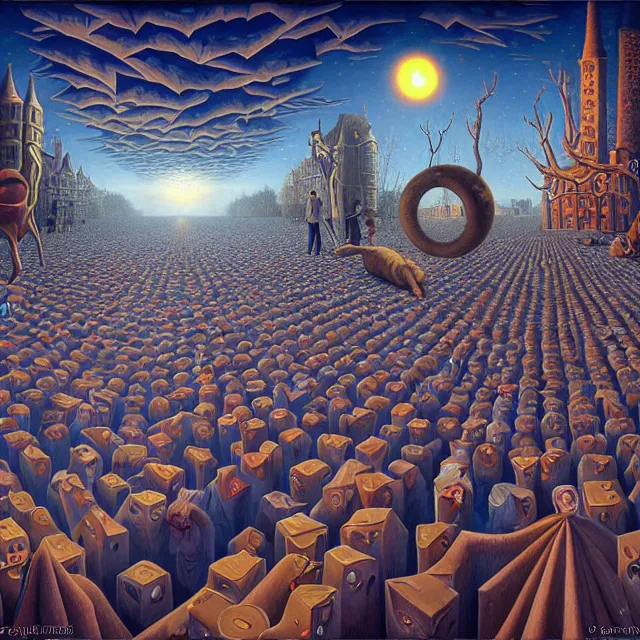 Image similar to the carnival of nightmares, polycount, surrealism, surrealist, cosmic horror, rob gonsalves, high detail