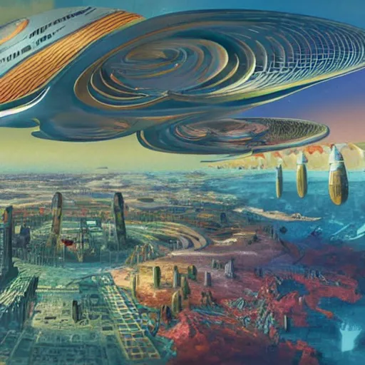 Prompt: a futurist utopia