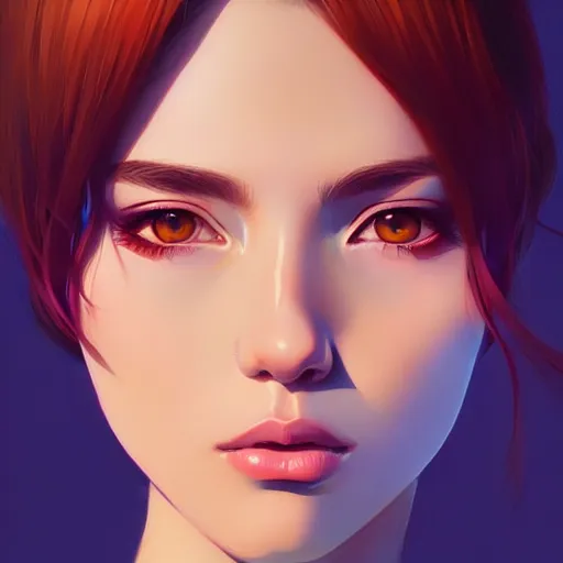 Image similar to a portrait of a beautiful model, art by ilya kuvshinov and wlop and artgerm and josan gonzalez, digital art, highly detailed, intricate, sharp focus, trending on artstation hq, deviantart, pinterest, unreal engine 5, 4 k uhd image